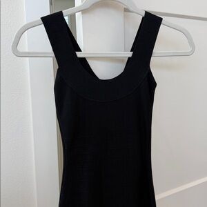 Black bandage bodycon mini dress